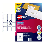 Avery Lsr Label QP L7164 12Up (Pack of 100)