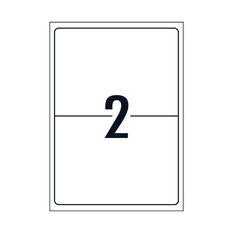 Avery Lsr Label L7168 2Up (Pack of 100)