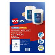 Avery Labels L7163 LIP 14Up (Pack of 350)