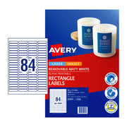 Avery Label Rmvb L7656REV 84Up (Pack of 25)