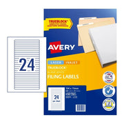 Avery File Label L7170 24UP (Pack of 25)
