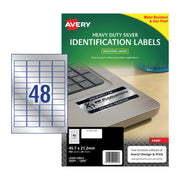 Avery Lsr Label Heavy Duty L6009 48Up (Pack of 20)