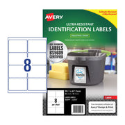 Avery Label Outdoor L7914 8Up (Pack of 10)