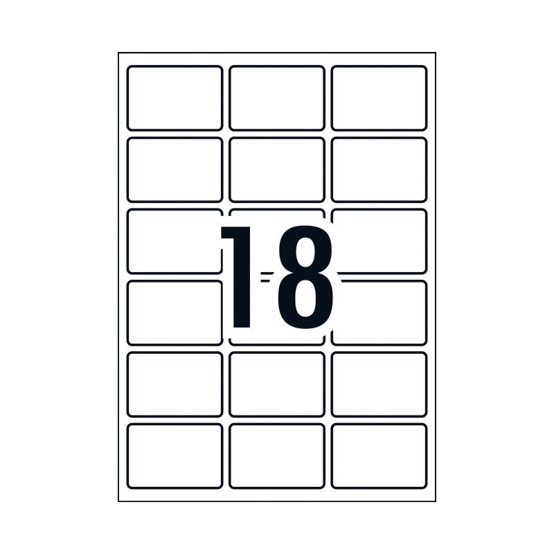AveryLbl Rect L7109 18Up (Pack of 10)