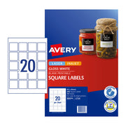 Avery Lbl Square L7124 20Up (Pack of 10)