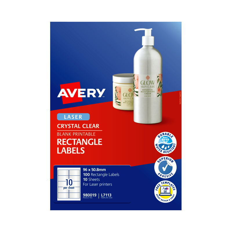 Avery LsrLbl L7113 8mm 10Up (Pack of 10)