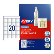 Avery Lsr Label Sq L7126 20Up (Pack of 20)