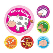 Avery Merit Stickers: Farm Animals - 30mm (Pack of 96)