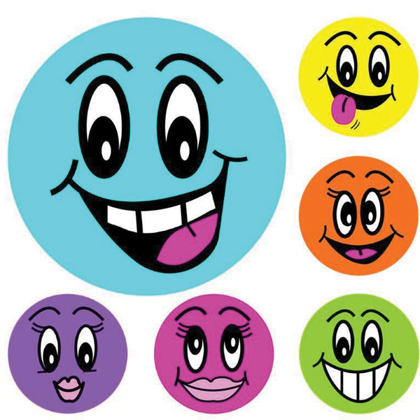 Avery Merit Stickers - Smiley Faces - 102 Stickers