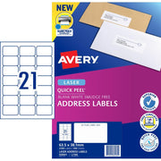 Avery Address Labels: White