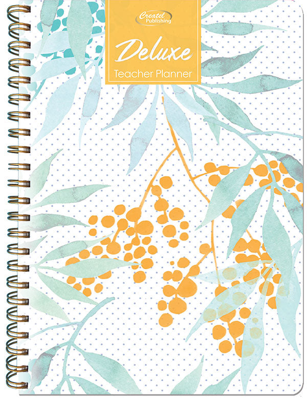 Deluxe Primary 6-Period Daily Planner 2027 - Acacia - A4, Wiro Bound — Createl 2524D — image 1