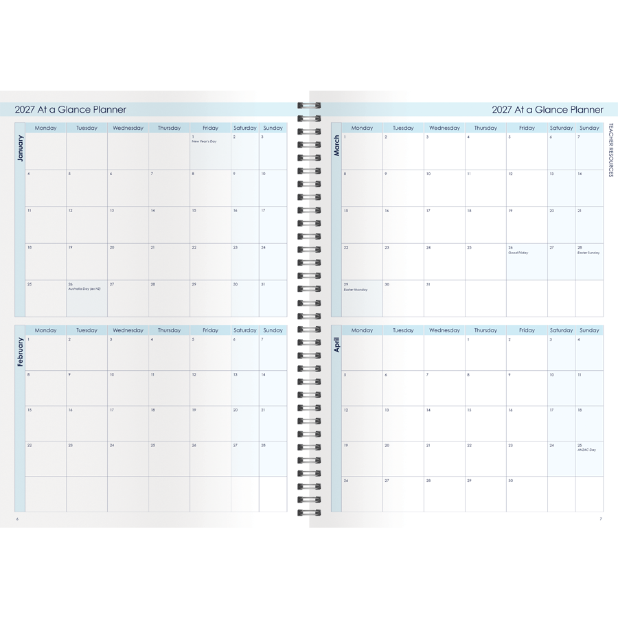 Primary Weekly Planner 2027 - A4, Wiro Bound — Createl 2505 — image 3