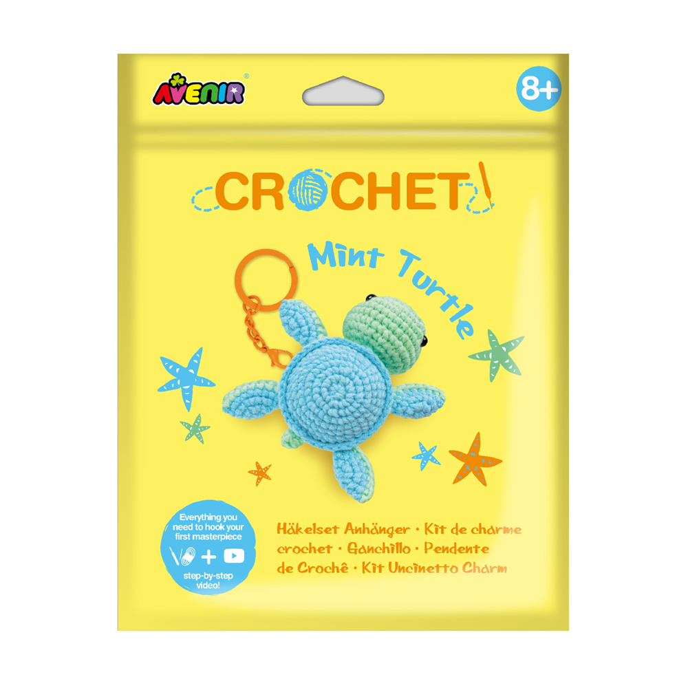 Avenir Crochet Keychain - Mint Turtle