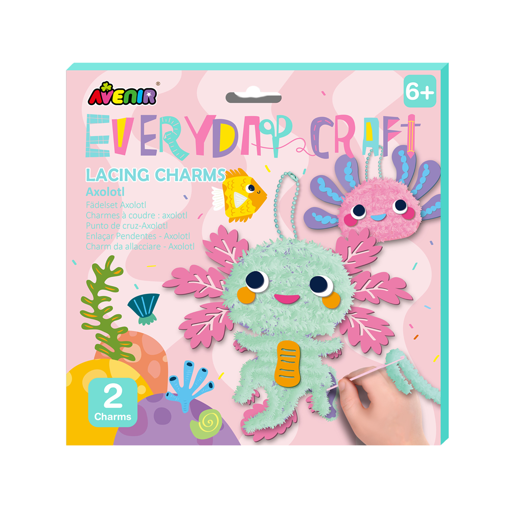 Avenir Everyday Craft - Lacing Charms - Axolotl