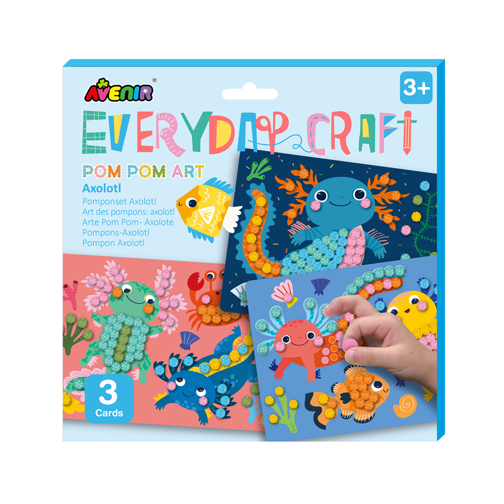 Avenir Everyday Craft - Pom Pom Art Axolotl