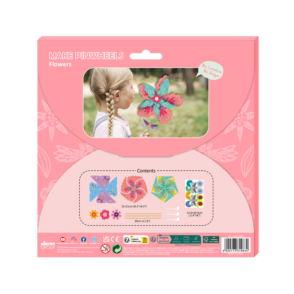 Avenir Everyday Craft - Make Pinwheels - Flowers - view 2