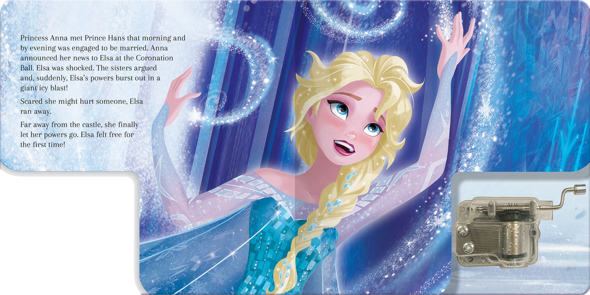 Disney Frozen - Wind-Up Music Box Book — inside page 2