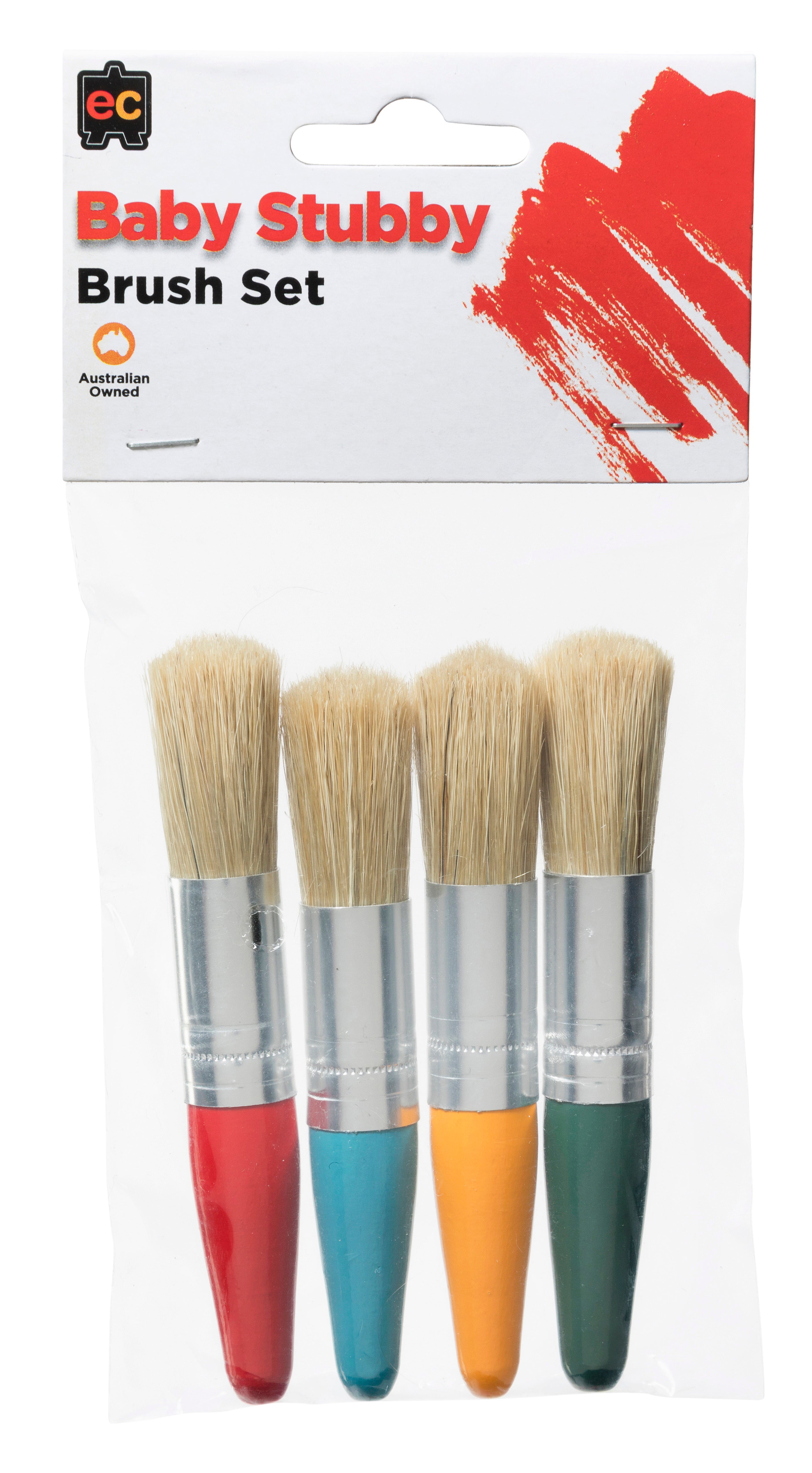 Baby Stubby Brush: Pack of 4