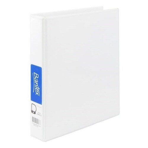 Bantex Insert Binder 2D - 25mm A5 (White)