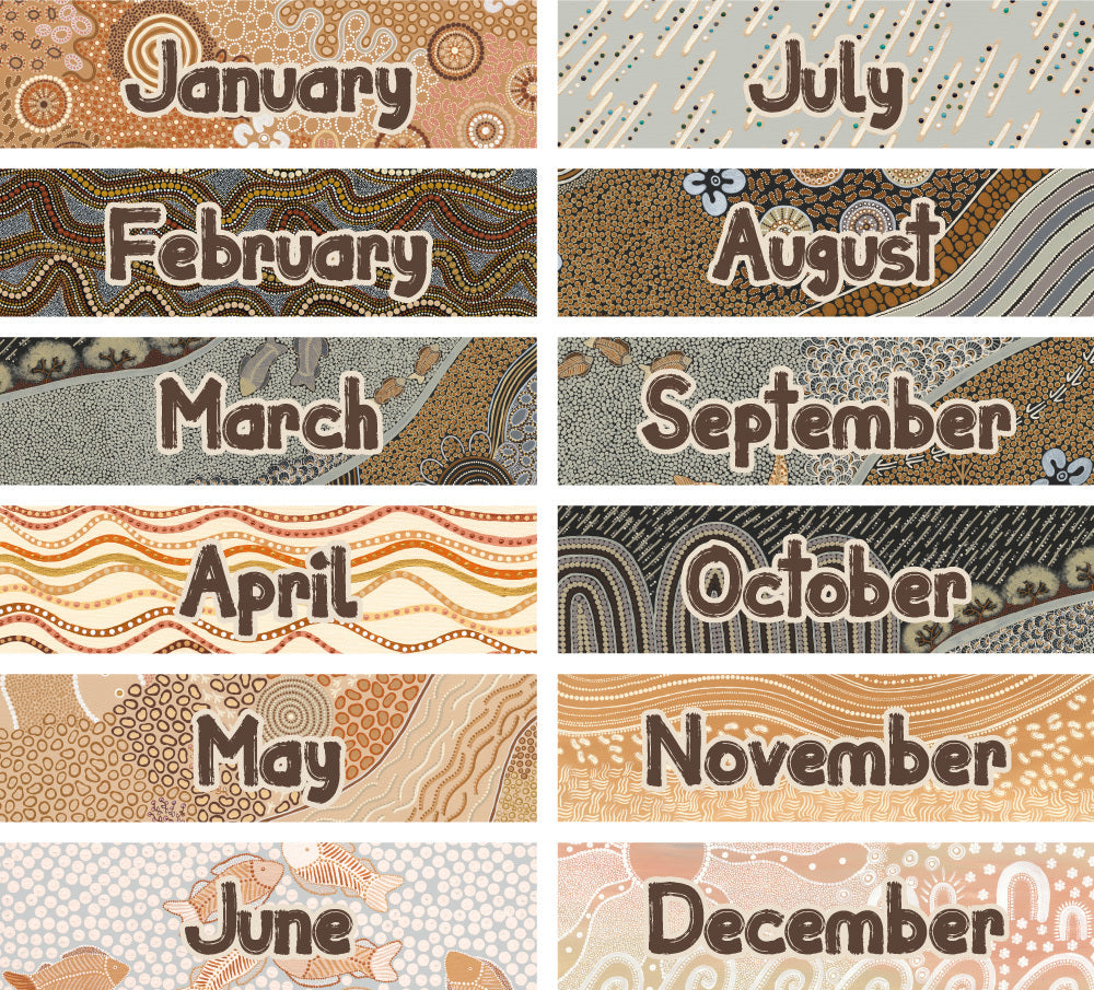 Country Connections - Calendar Bulletin Board Set