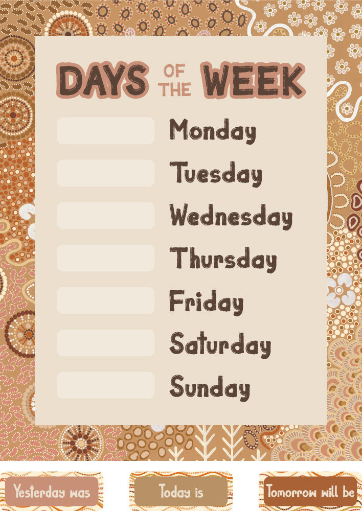 Country Connections - Calendar Bulletin Board Set