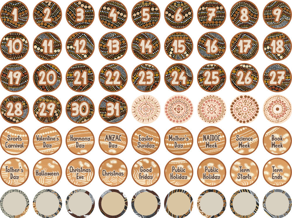 Country Connections - Calendar Bulletin Board Set