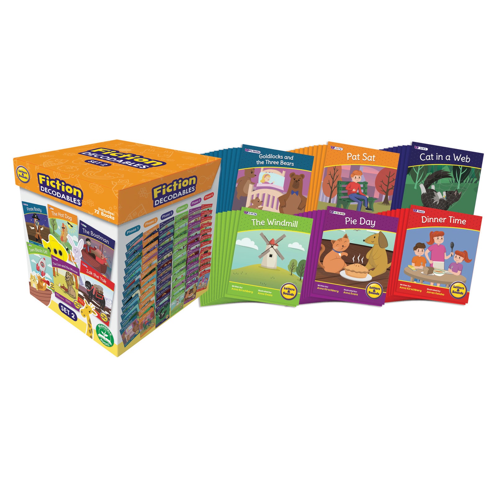 Letters & Sound Set 2 Fiction Boxed Set