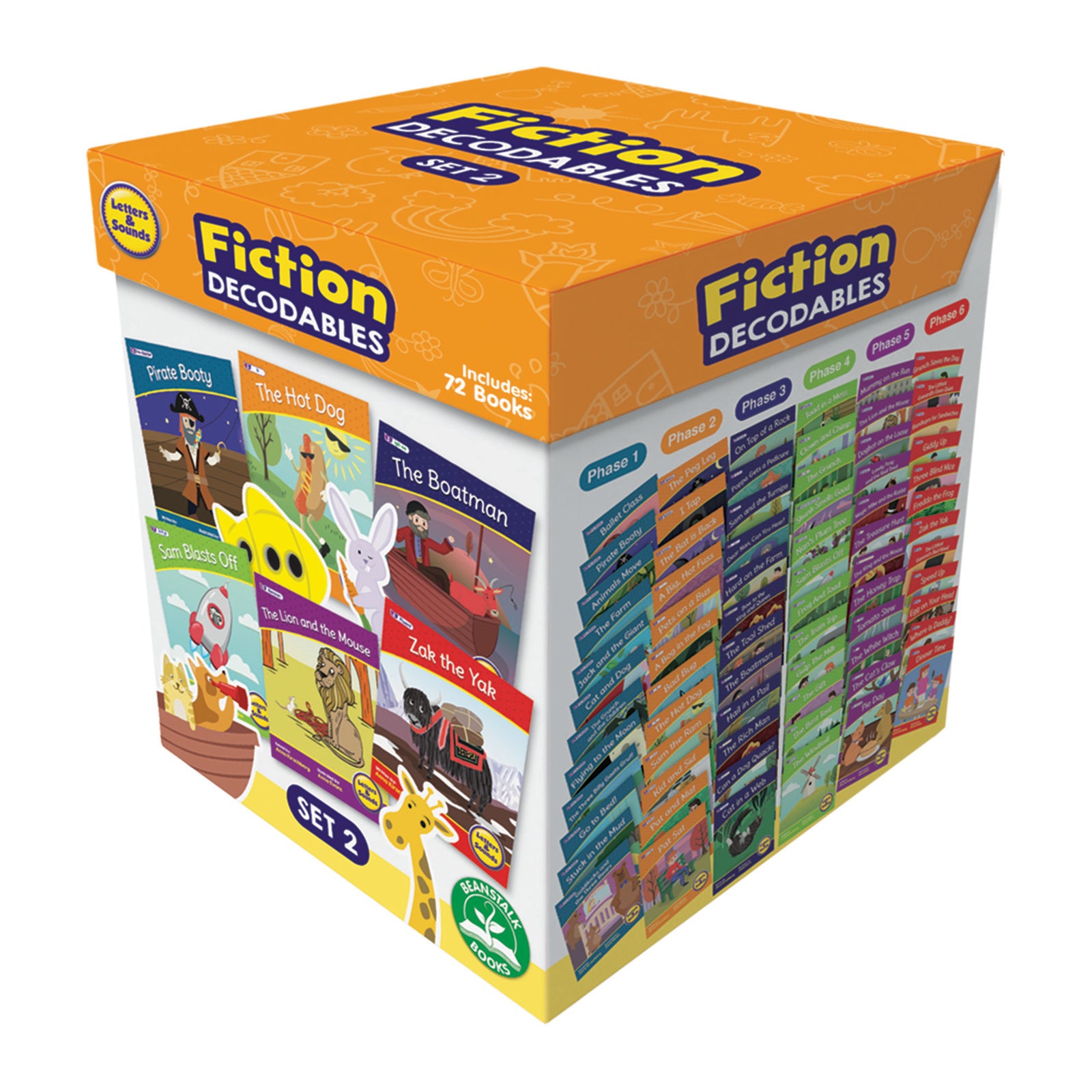 Letters & Sound Set 2 Fiction Boxed Set