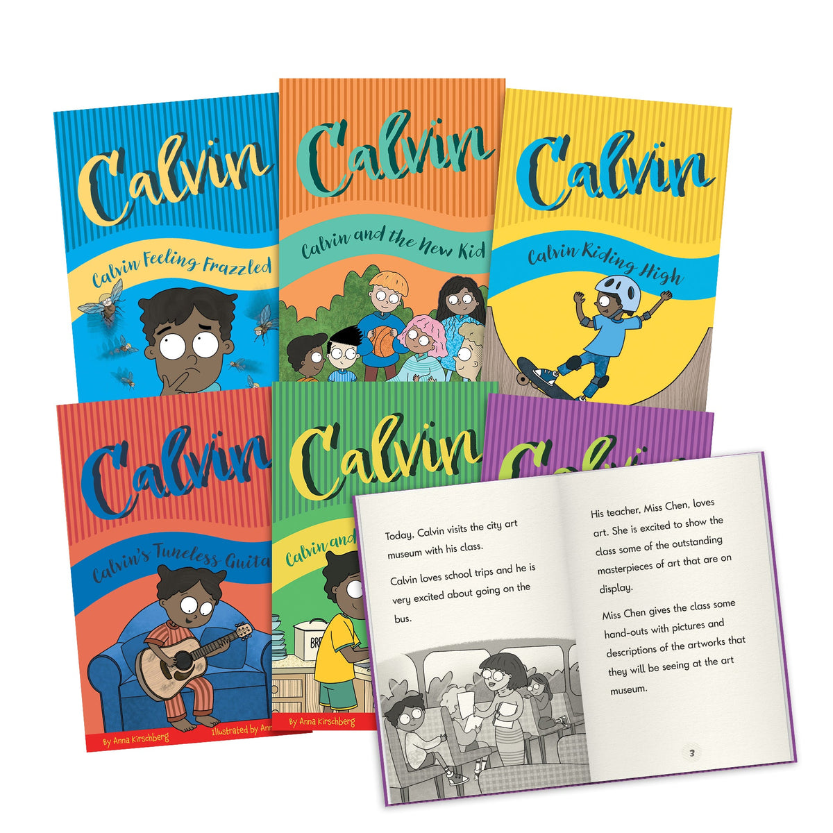 Calvin - Decodable Chapter Books - Boxed Set - Spelling (Phase 6)