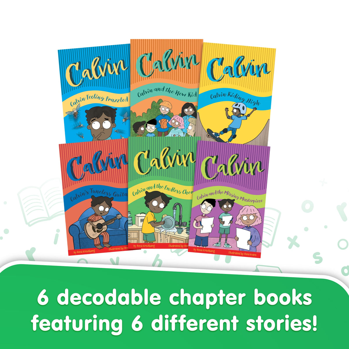 Calvin - Decodable Chapter Books - Boxed Set - Spelling (Phase 6)