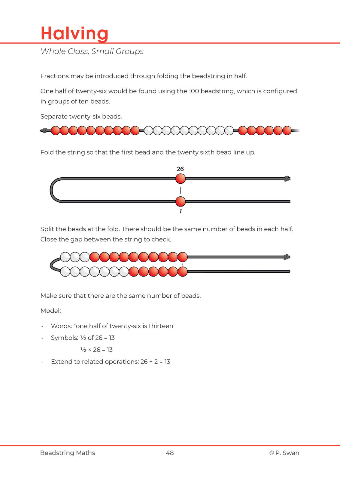 Beadstring Mathematics