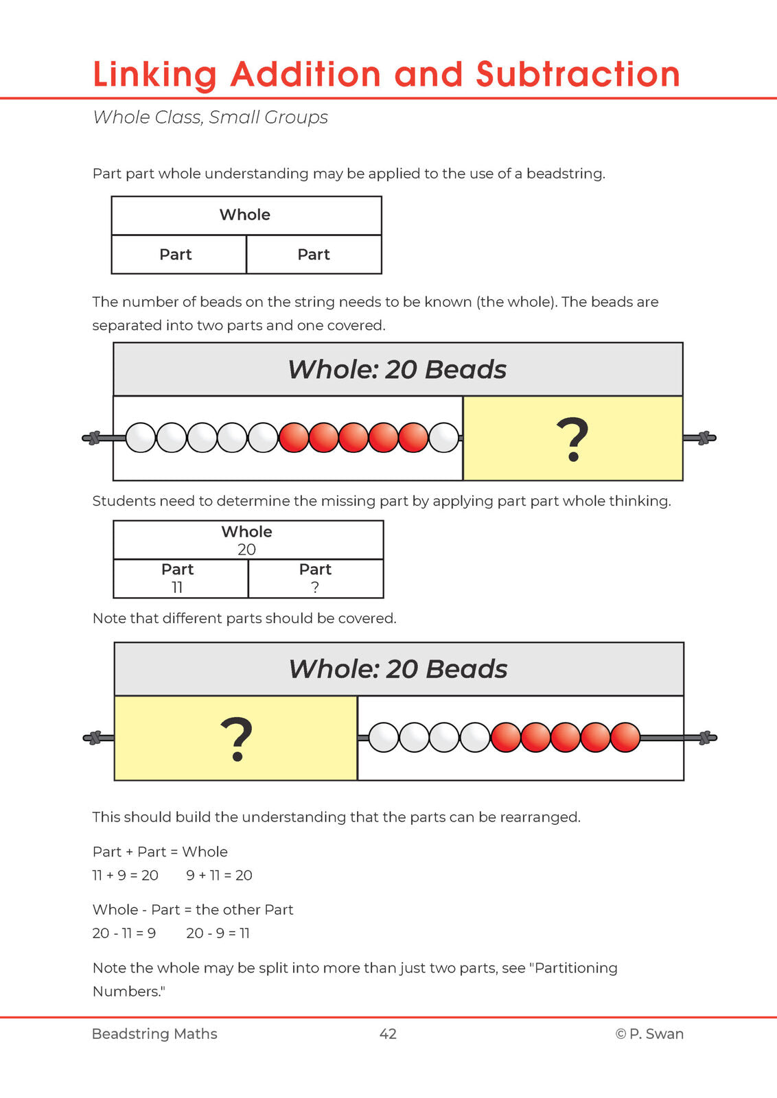 Beadstring Mathematics