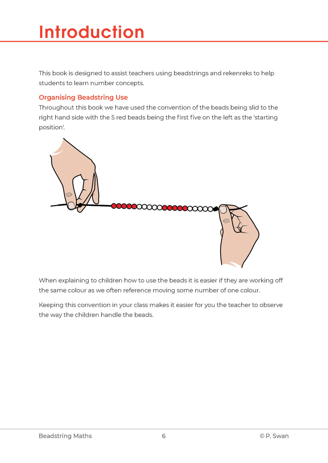 Beadstring Mathematics