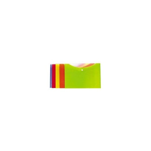 Beautone Document Wallet Bantex - A4 Polypropylene (PP) Cover With Button: Blueberry