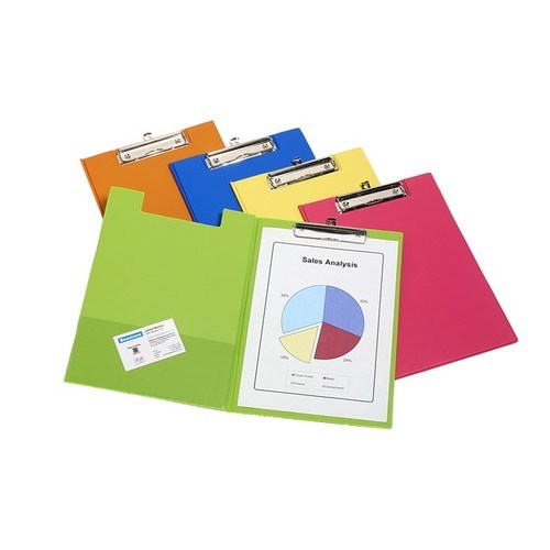 Beautone Clipfolder (A4) - PVC: Tropical Assorted (Pack of 10)