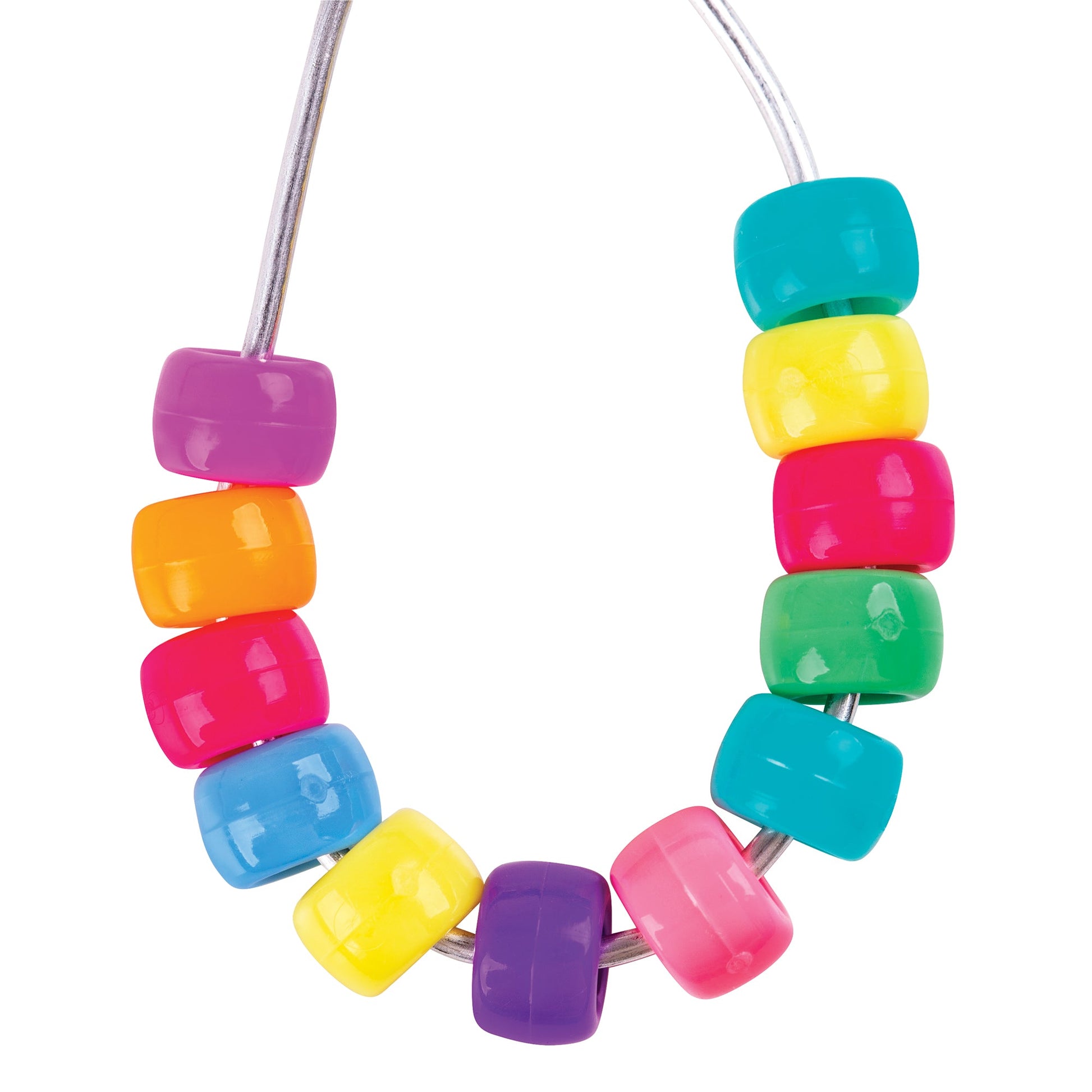 Classroom Pony Beads in Sorting Tray
