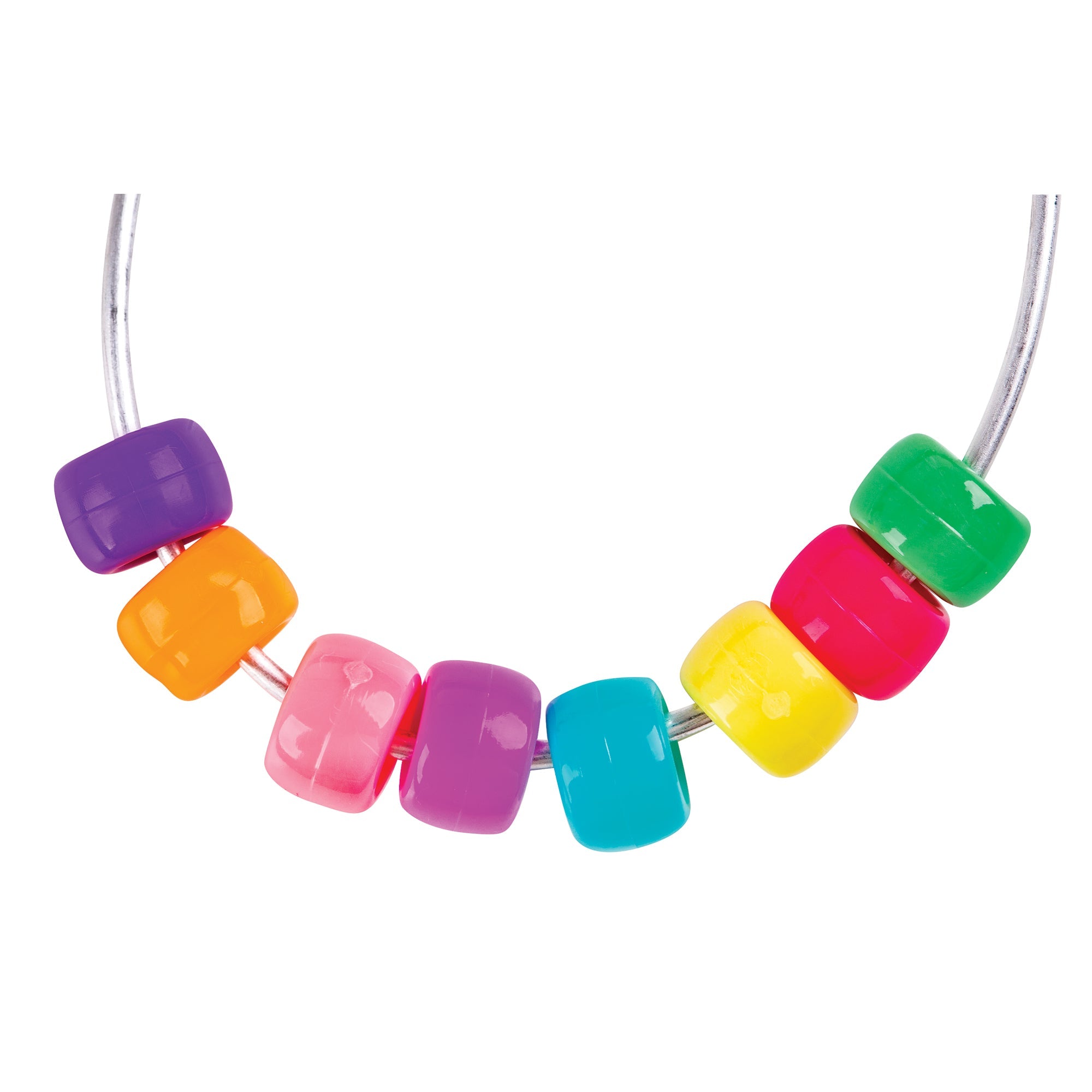Classroom Pony Beads in Sorting Tray