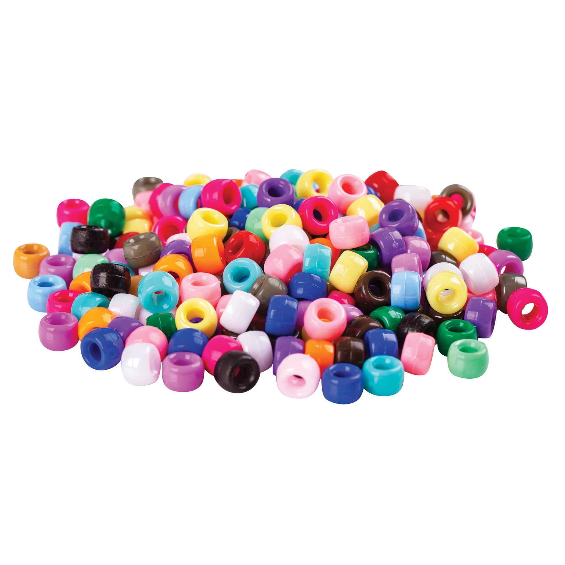 Classroom Pony Beads in Sorting Tray