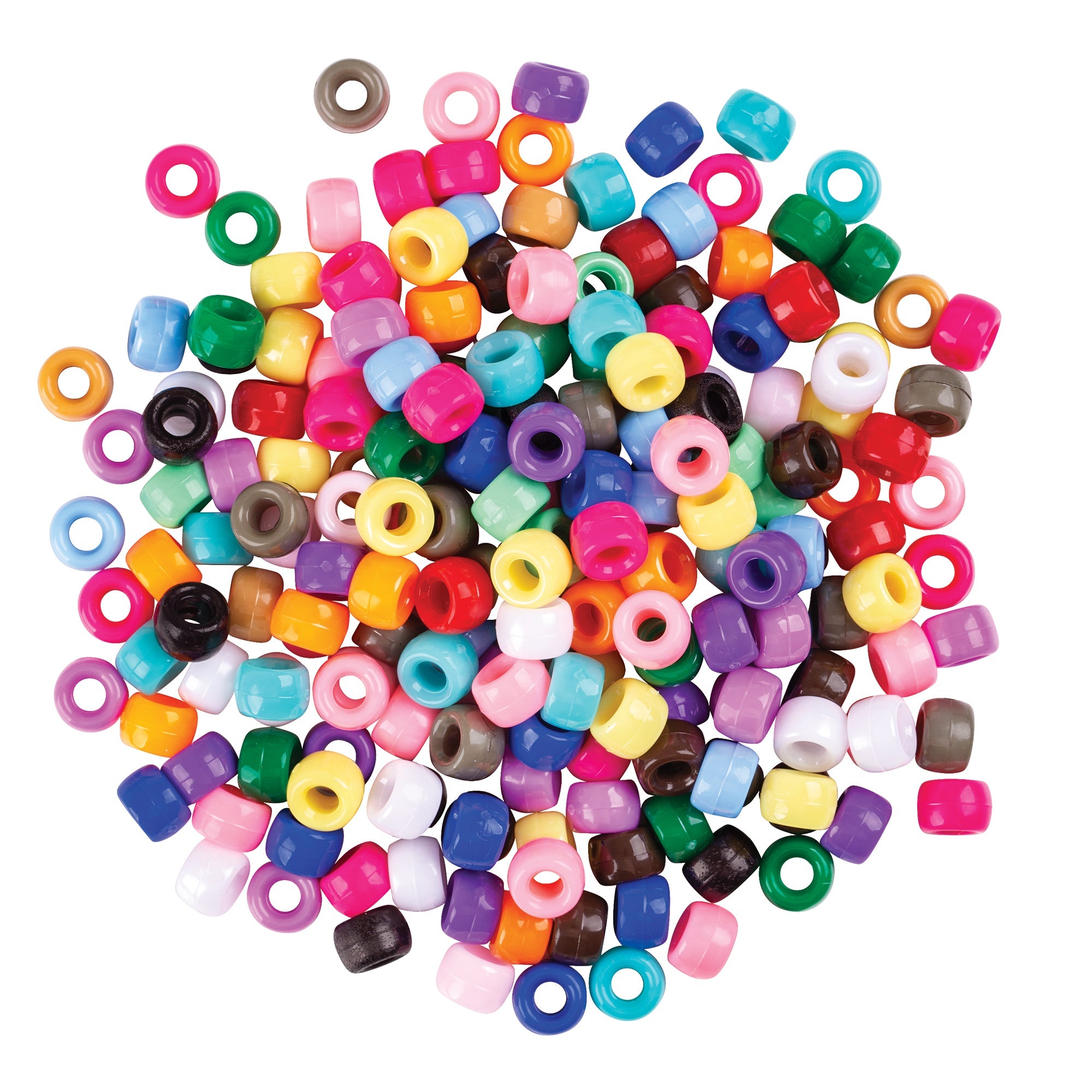 Classroom Pony Beads in Sorting Tray