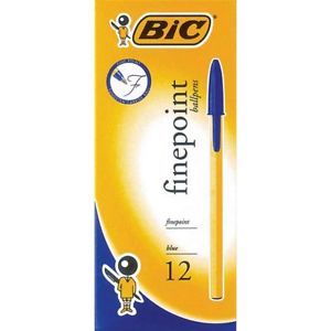 Bic Pen - Ballpoint: Fine (Box of 12)