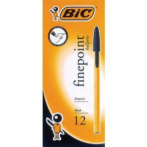 Bic Pen - Ballpoint: Fine (Box of 12)
