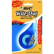 Bic Correction Tape - Wite-Out Ez Correct: 4.2mmx12m (Single)