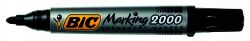 BIC Marker - Marking 2000: Permanent 1.7mm Bullet Tip Black (Box of 12)