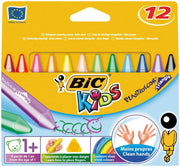 Bic Kids Crayons - Plastidecor Triangular: Pack of 12