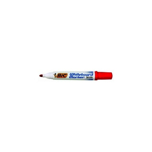 BIC Whiteboard Marker - Bullet (Box of 12) - Red