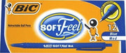 Bic Pen - Ballpoint Soft Feel Retractable: Blue (Single)