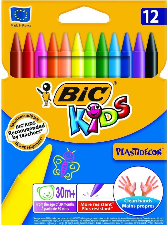 Bic Crayons - Plastidecor (Pack of 12)