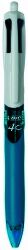 BIC Pen - 4-Colour Grip Medium (Box of 10)
