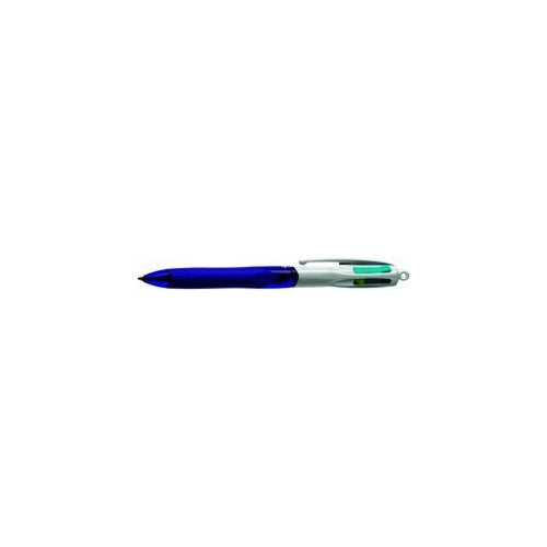 BIC Pen - 4 Colour Grip Fashion: Retractable Ballpoint Pen (Box of 10)