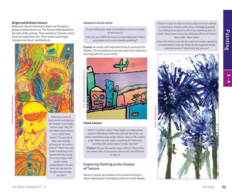 Art Skills Handbook F-6: Sequential Planning Guide for Teachers